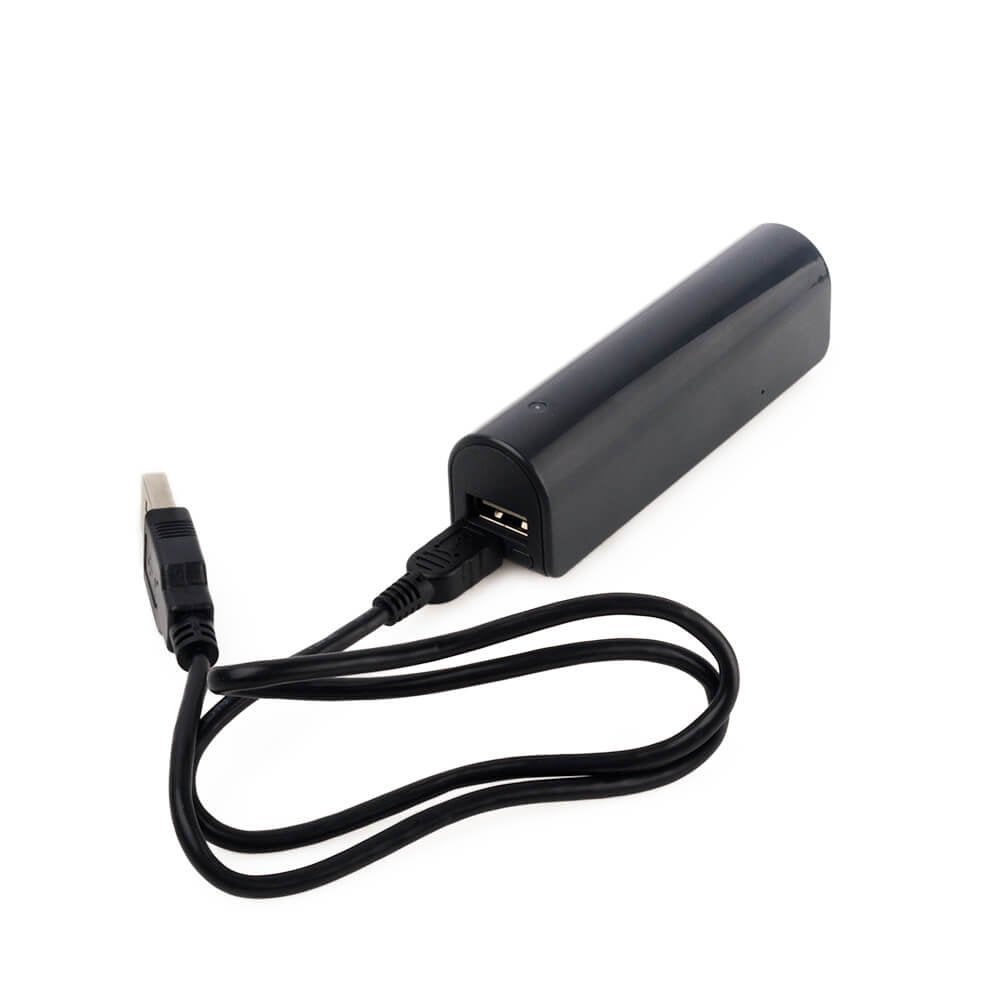 Sellgal-tec ® MQ-L500 model anthracite - USB flash drive recorder, Spy Powerbank. Up to 2 weeks continuous recording or 4 months standby, 16GB storage for max. 576 hours.