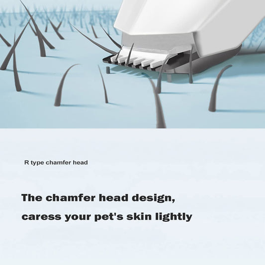 Dog grooming clipper, Mokeum Low Noise Professional Pet Hair Trimmer with LED Light and Cat Ringworm Lamp, 2 Speed Electric Hair Clipper for Dogs Cats Paws, Face