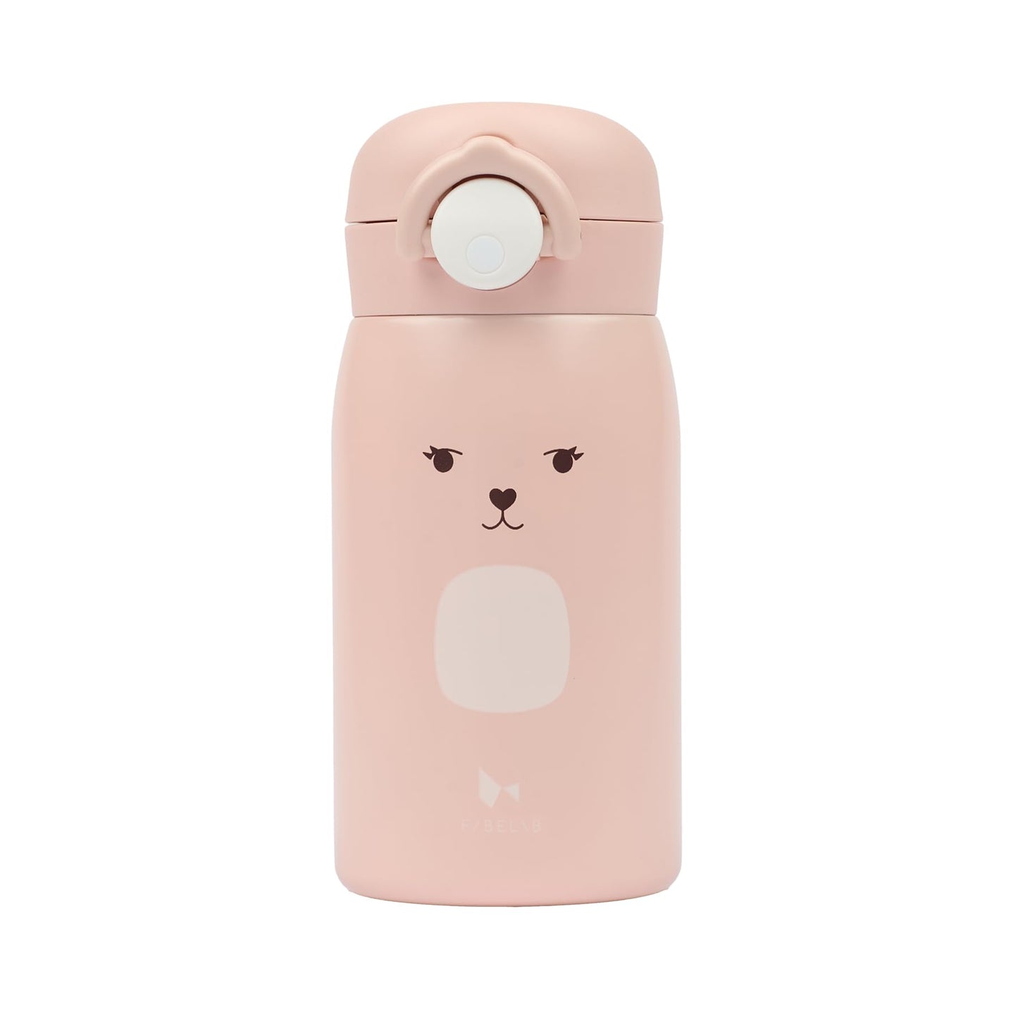 Fabelab Kids Water Bottle 320 ml | Bunny Stainless Steel BPA Free | Leak-proof for School | Water Bottle