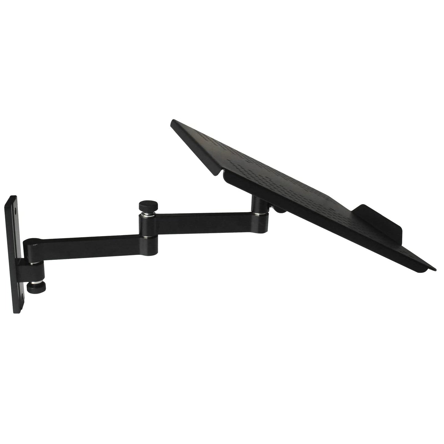 Spiral black universal wall mount with shelf adapter plate for laptop notebook netbook tablet PC Model: L52B-APBA