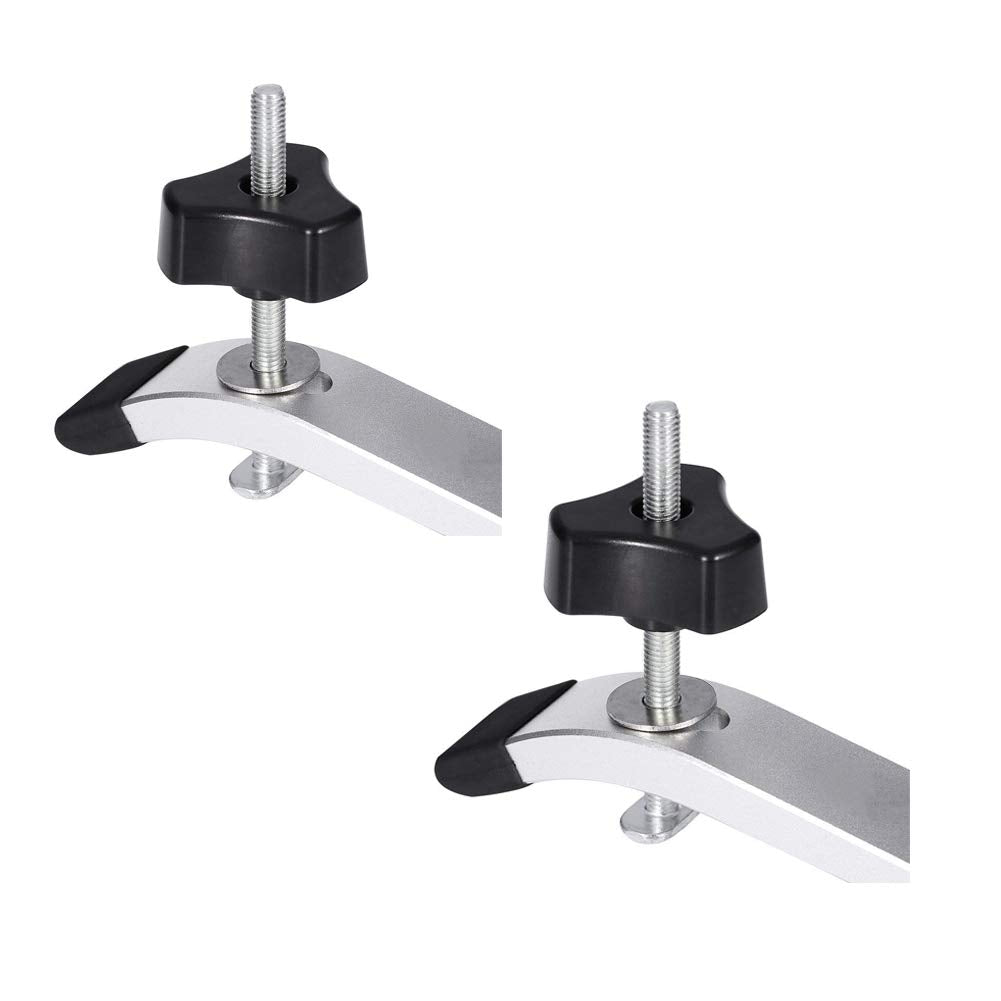 2 pcs quick clamping set, made of metal, for T-slot rails, woodworking tool