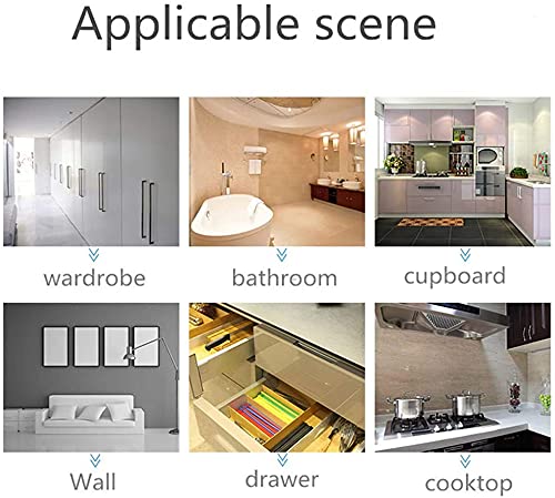 Hide adhesive furniture film white high gloss 60cmX5m, self-adhesive white furniture film for kitchen, glitter kitchen film for cabinet self-adhesive wallpaper cabinet films decor film white
