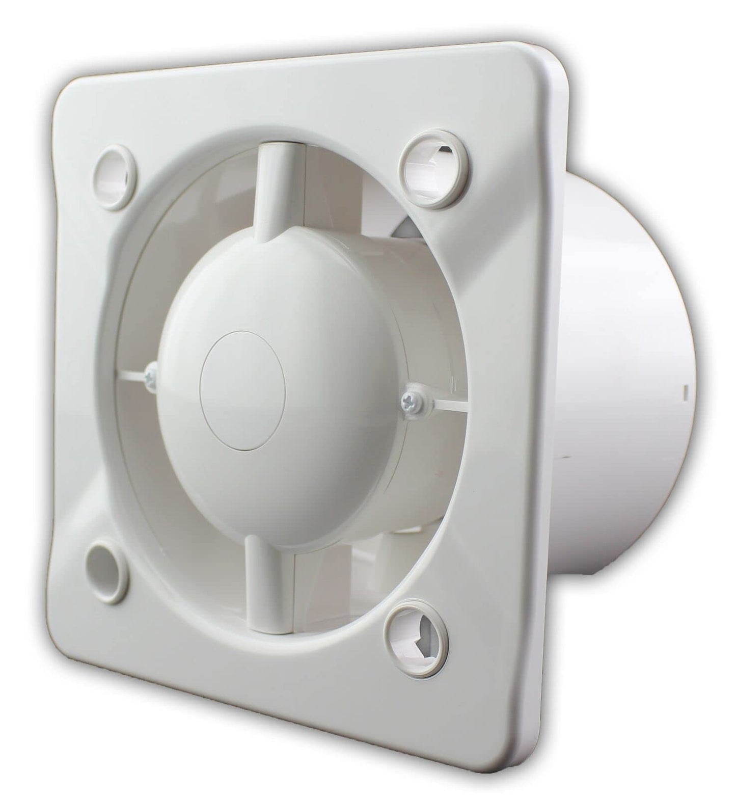 Bathroom fan Ø 100 mm stainless steel exhaust fan with timer wall fan ball bearing bathroom kitchen WNI100T