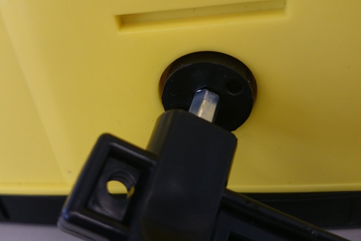 UvV construction lights 2 pieces LED warning light yellow with twilight function, Automatic day and night switching, including batteries and lamp key