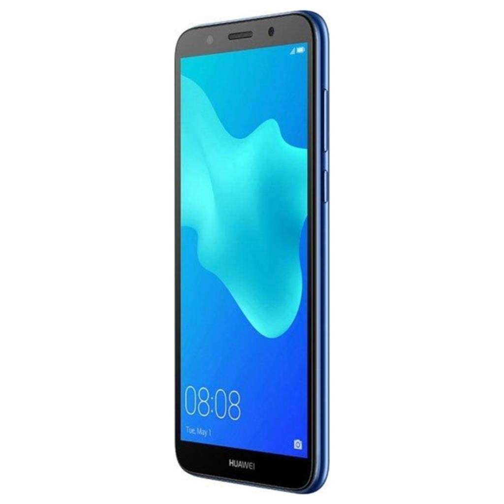 Huawei Y5 2018 Dual-SIM smartphone 5.45-inch display, 3020mAh battery, 16GB internal storage, Android 8.0, blue.