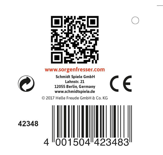 Schmidt Spiele 42348 Worry Eater Pat, plush figure, 23 cm