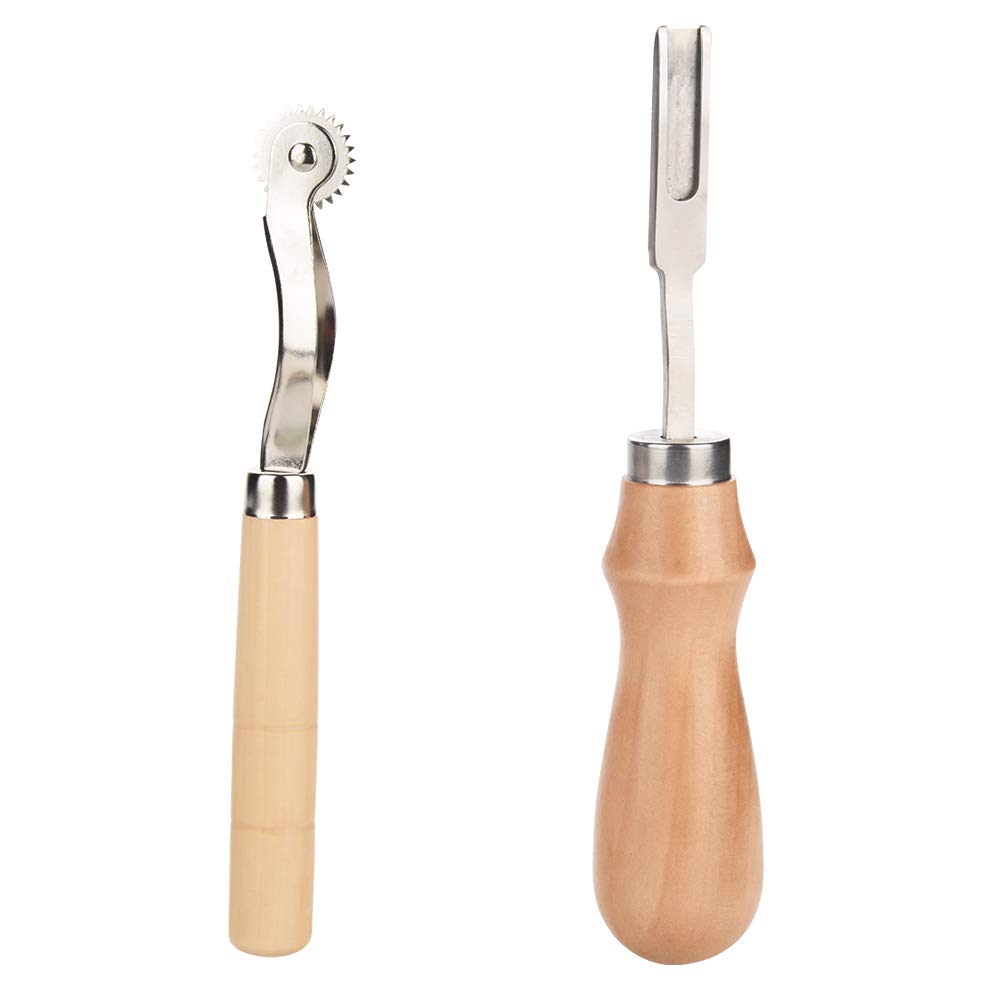 Leather Tool Set 18pcs Leather Craft Set Leather Tools and Accessories Set Leather Craft Tool Set for Leather Craft Sewing Cutting DIY.