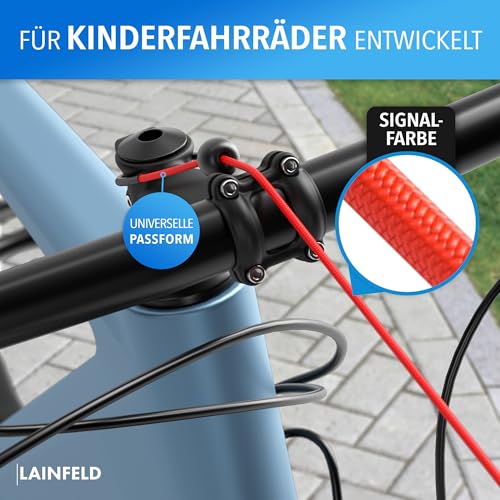 LAINFELD Children's Bicycle Tow Rope | 2.5 Meter Towing System | Universally fitting | Pulling system for children's bicycles Tow rope Follow me