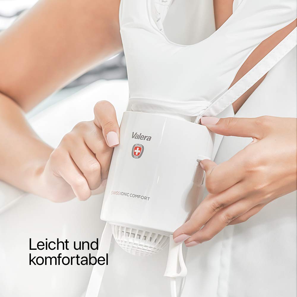 Valera, Swiss Ionic Comfort 513.01, hood dryer for volume and hold, ergonomic, with 3 temperature settings, cool shot, ion generator, 3m cord, storage bag, 600W, white