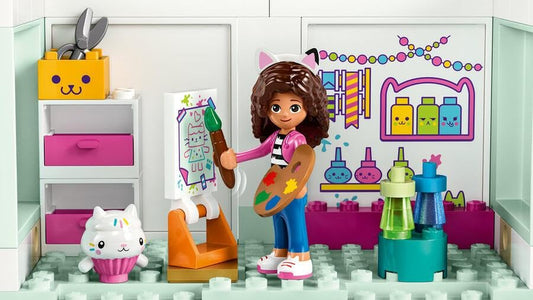 Lego Gabby's Dollhouse Toy - 4-story dollhouse with Gabby, Pawesome Panda, Kitty Fairy & Cakey Cat minifigures and accessories - Gift for girls and boys ages 4 and up - 10788