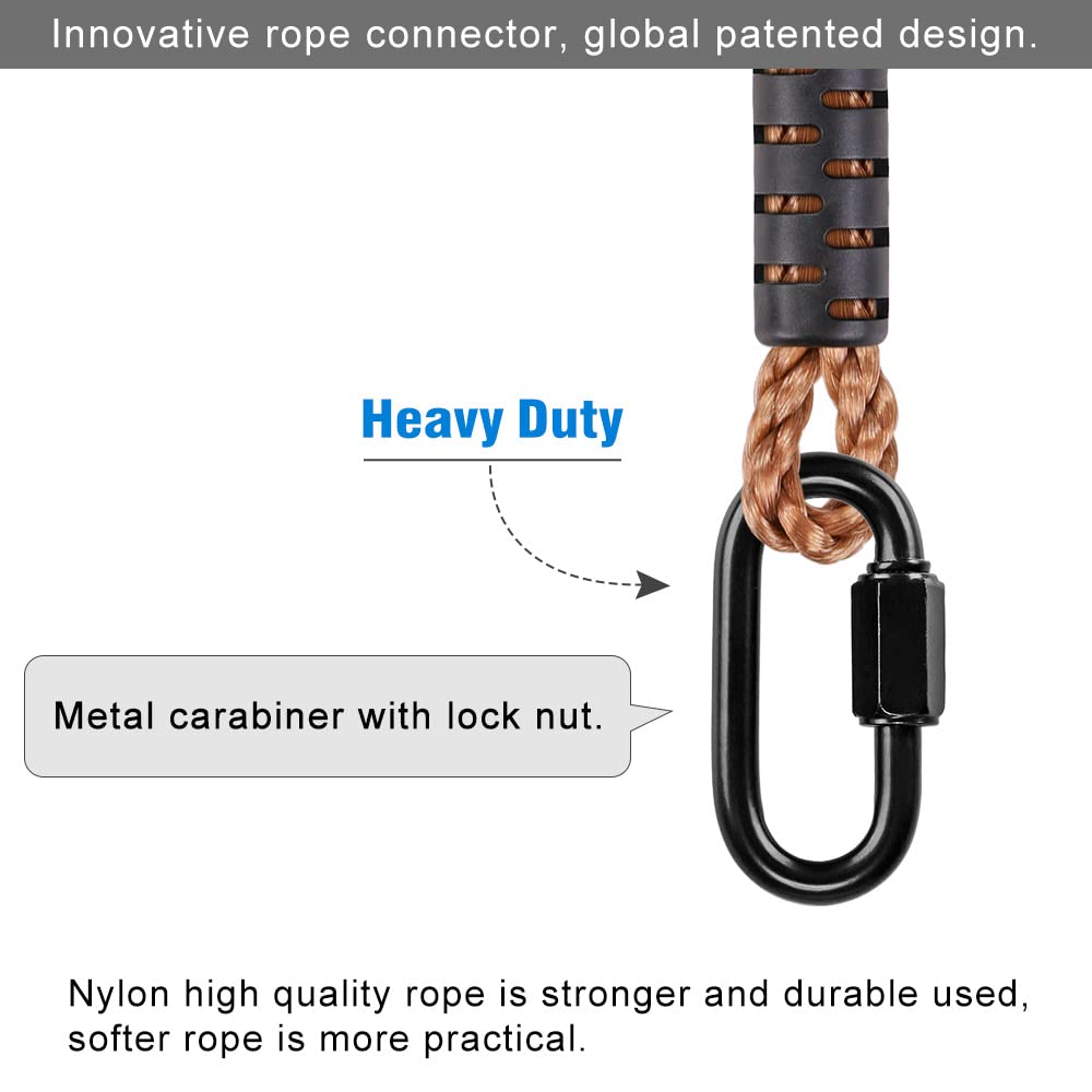 SELEWARE Swing Hanger Beam, Hammock Hanging Chair Swing Suspension (Holds 1000lbs), Hanging Hardware Kit for Outdoor Playground, Swings, Hammock, Yoga (2 Pack, 12ft)