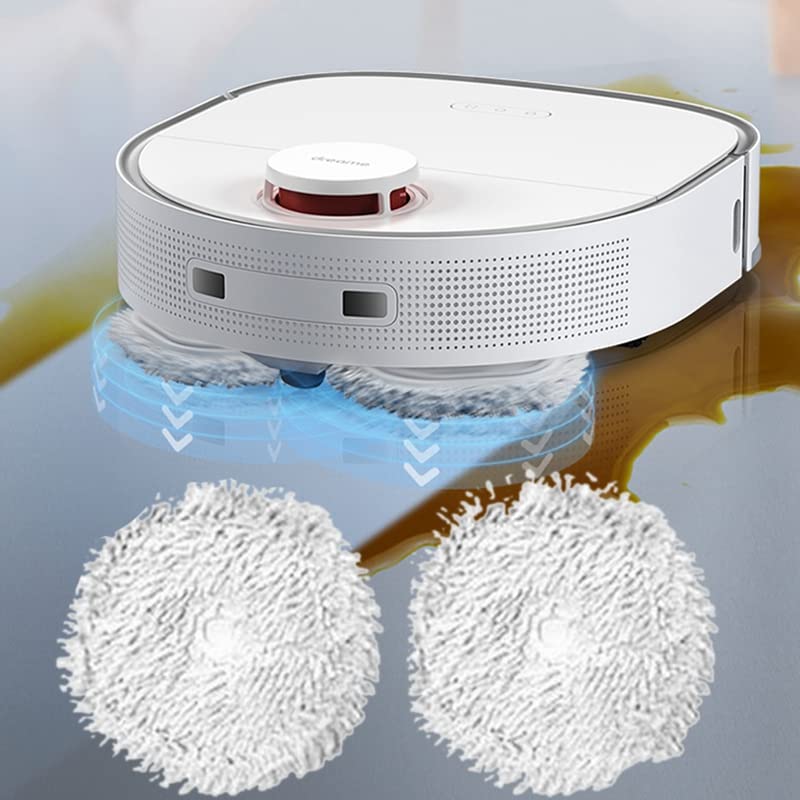 Odashen replacement mop cloth for Xiaomi Dreame W10/W10 Pro vacuum mop robot, 2 pieces.