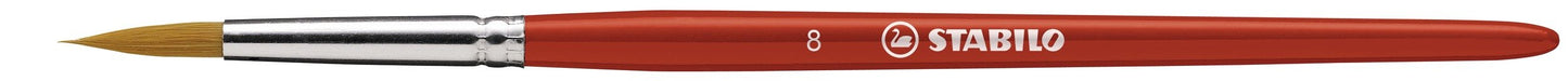 STABILO - Colored pencil, watercolor & wax crayon - woody 3 in 1 - ARTY - 18 pack with sharpener and brush - with 18 different colors