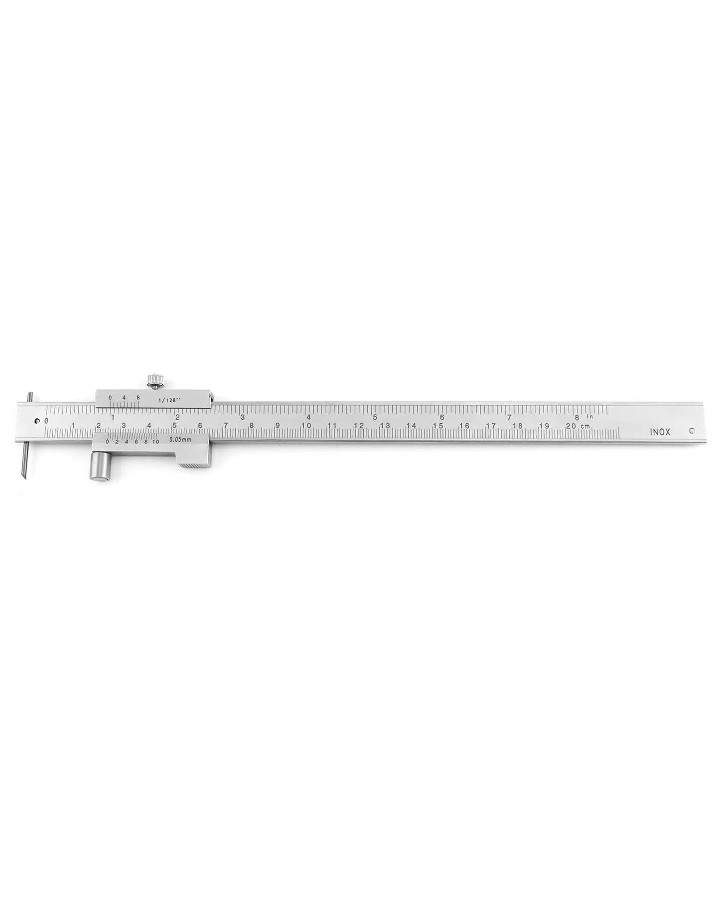 QWORK® Vernier Caliper, 0-20 cm, Stainless Steel Marking Tools