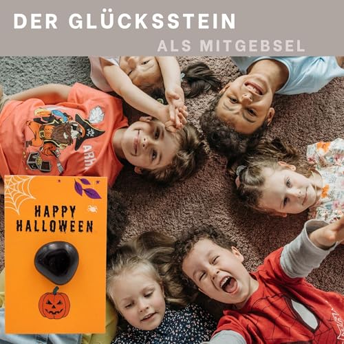 Milaboo® 12 piece set lucky stones for kids I Halloween decoration I giveaways for Halloween party (Halloween)