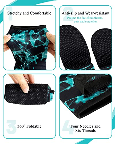 Summshall 3mm neoprene socks for men and women, keep warm neoprene socks with anti-slip sole. Durable neoprene socks ideal for water sports.