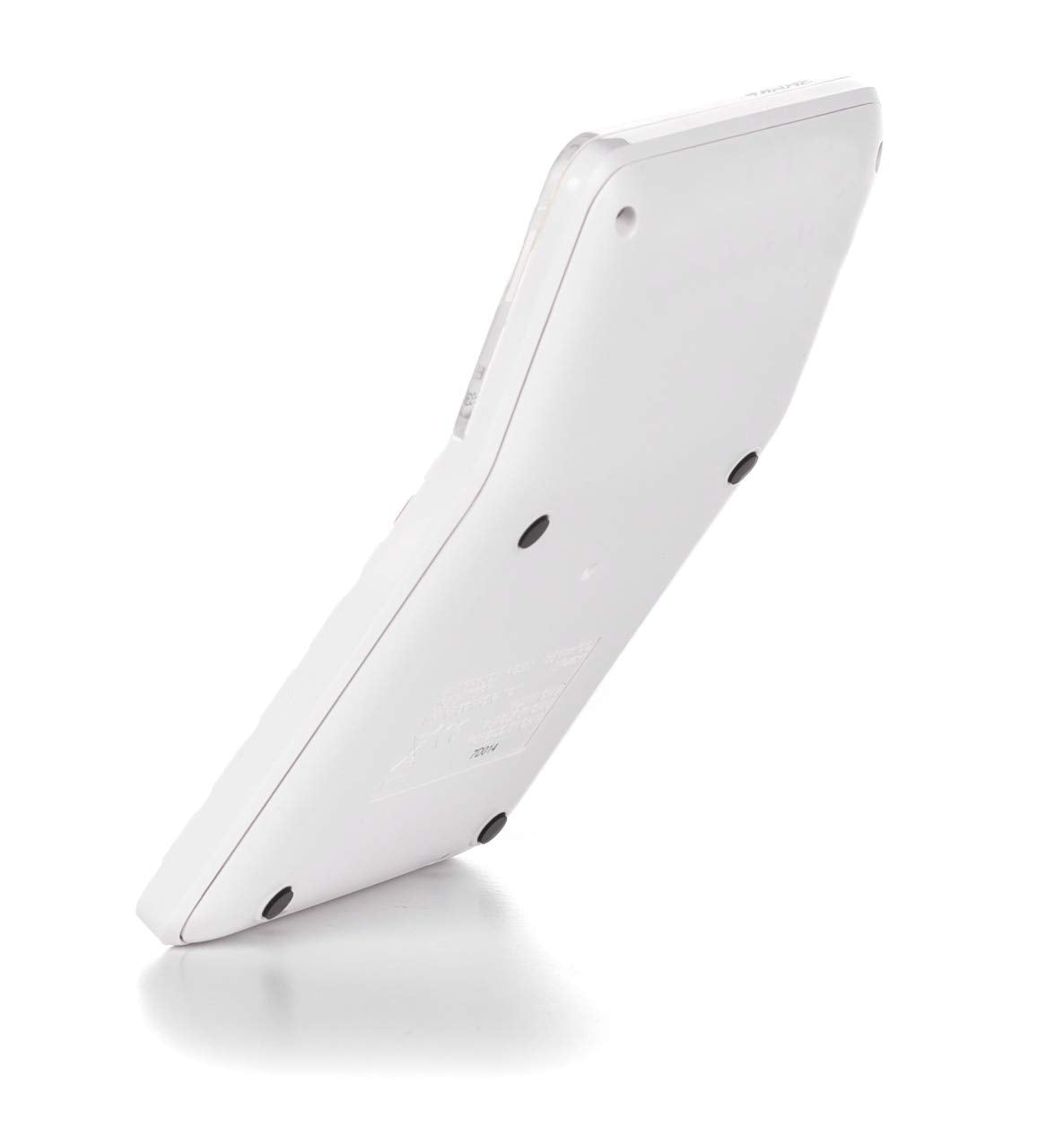 SHARP desk calculator with angled display (10-digit screen, solar/battery-powered) white SH-EL330W