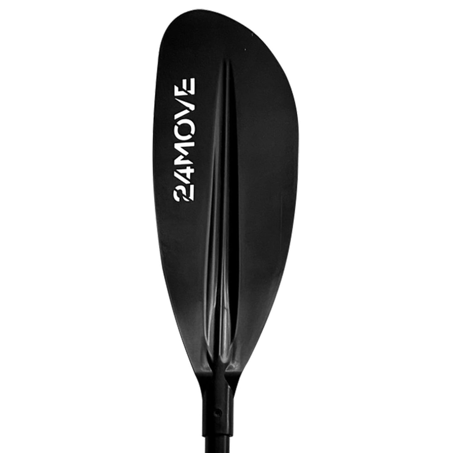 24MOVE® Double Paddle LAGO Paddle 220cm Canoe Paddle Aluminum, Stand-Up Paddling, Paddle for Kayak, Inflatable Boat, Adjustable, Black