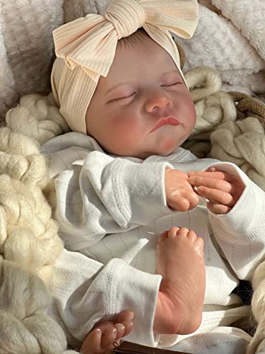 Zero pam reborn doll girl full silicone lifelike 19 inch silicone baby doll realistic newborn baby dolls baby doll like real baby