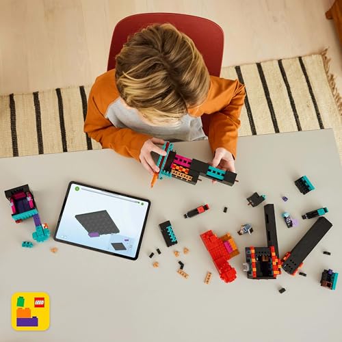 LEGO Minecraft 2in1 The Enderman Tower - Modular Gaming Toy - Can be built into 2 fortresses - With 4 collectible minifigures - Gamer gift for boys and girls aged 9 and up - 21279