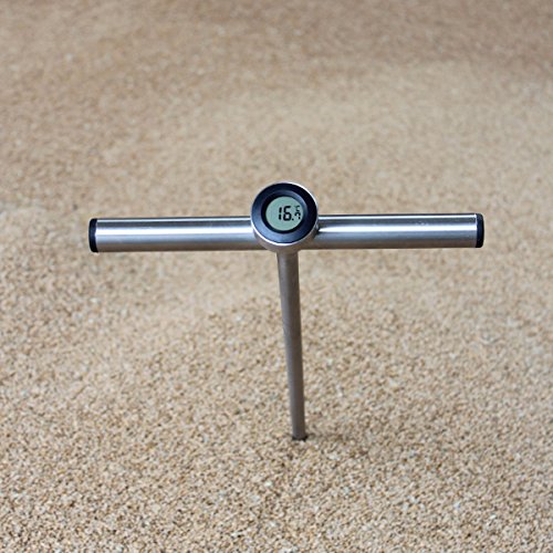 AGRETO Temperature probe, hay probe, 185 cm lance length, robust industrial thermometer, measuring range up to 110 °C, reliable temperature control, 5 years manufacturer's guarantee
