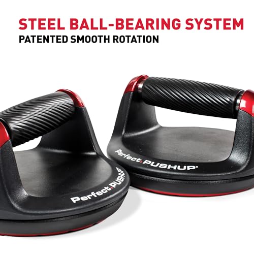 Perfect Fitness Push Up Bars, Home Fitness Equipment, Black, 2 Pieces.