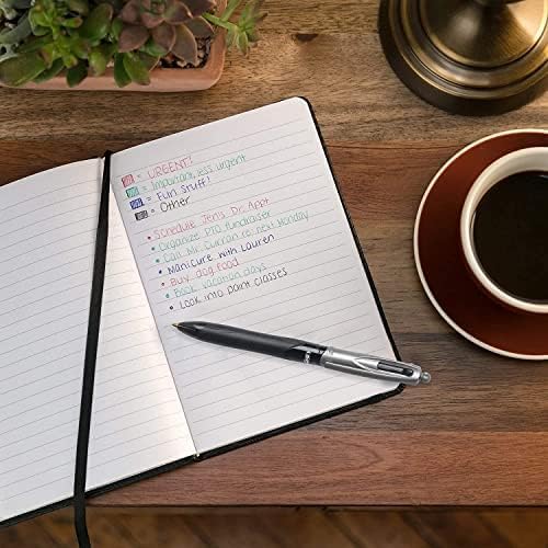 BIC 4 Colours Ballpoint Pen Set 4 Colours Grip Pro, with rubberized grip area, 3 x 12 pack, Ideal for office, home office, or school.