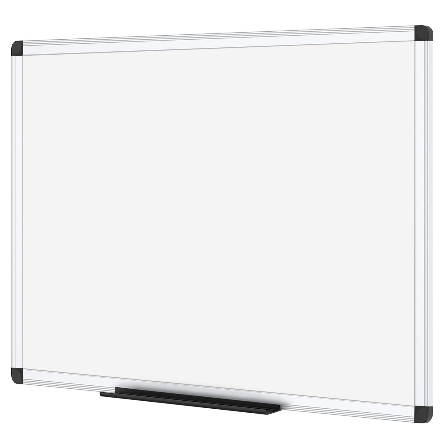 VIZ-PRO Magnetic Whiteboard 120 x 90 cm Dry Erase Board for Home Kitchen Office Wall Panels