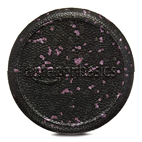 Amazon Basics - High-Density Foam Fitness Roller, Round, 60 cm, Purple Speckled
