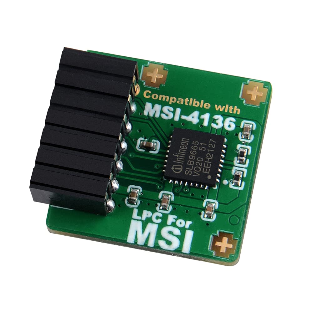 NewHail TPM2.0 module TPM LPC 14-pin module with Infineon SLB9665 for MSI motherboard compatible with TPM2.0 (MS-4136)