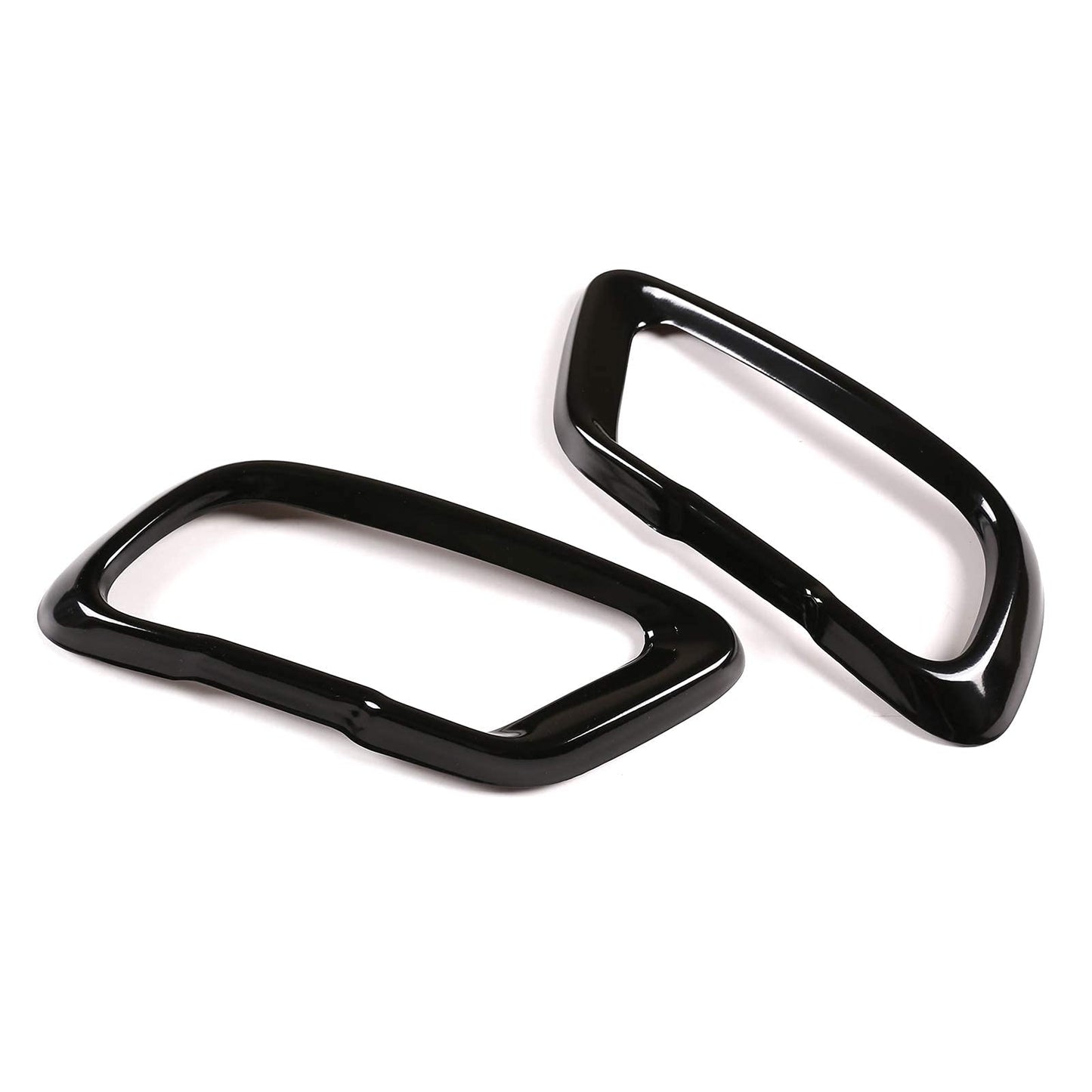 Stainless steel exterior accessories, exhaust pipe end decoration, frame cover for X5 G05 X7 G07 2019-2021 M Sport version car accessories (black)