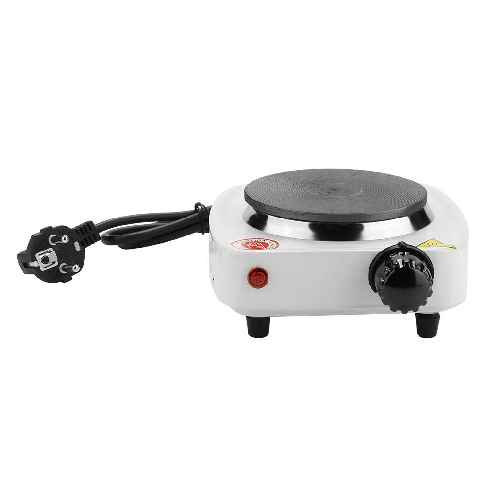 500 Watt Portable Electric Countertop Stove, Portable 500W Burner for Electric Stove Cooktop Plate Stove for Tea Coffee Kitchen Single Heating Plate Burner (EU plug)