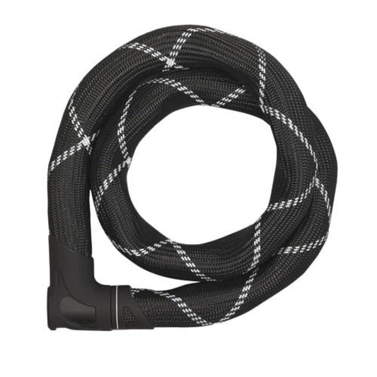 ABUS chain lock Iven Chain 8210 - bike lock made of hardened steel & chain lock Steel-O-Chain 8807K - flexible bike lock made of hardened steel - ABUS security level 8-110 cm - black