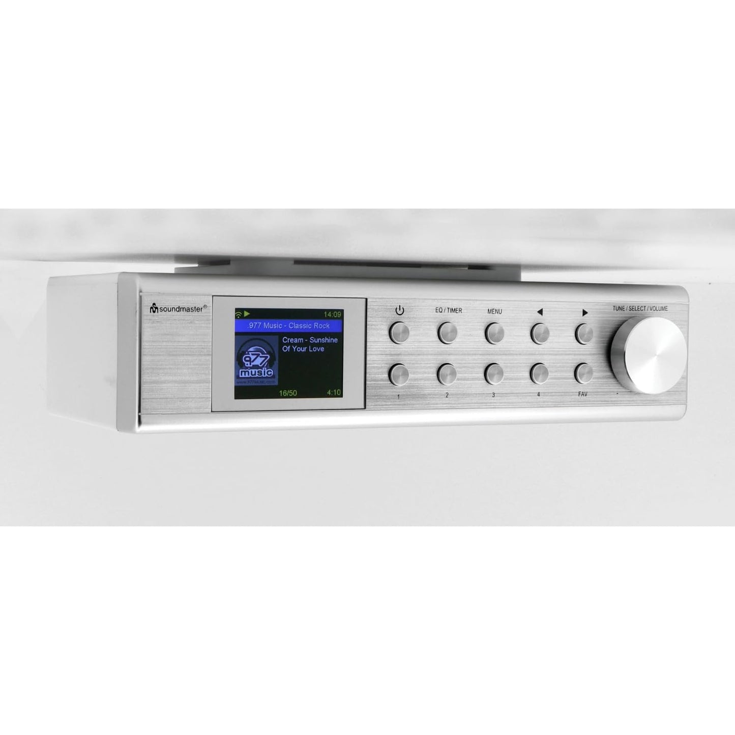 Soundmaster IR1500SI internet radio DAB+ digital radio network player UPNP Bluetooth kitchen under-cabinet radio cabinet radio