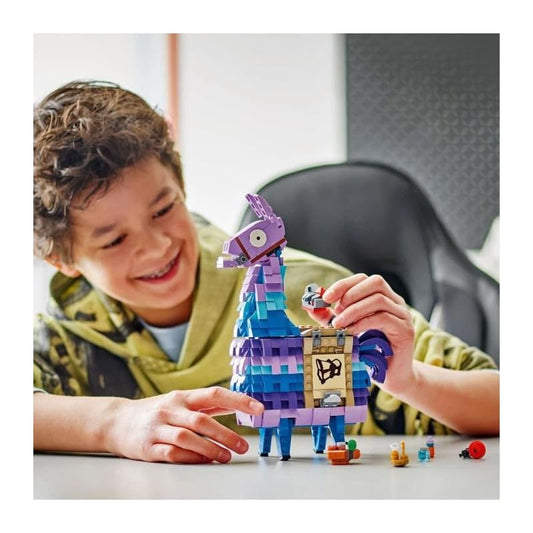 LEGO Fortnite Supply Llama Toy - Buildable & Collectible Figure from Video Game - Includes accessories like Slurp Juice - Gaming Playset - Gamer Gift for Boys, Girls, and Teens 12+ - 77071