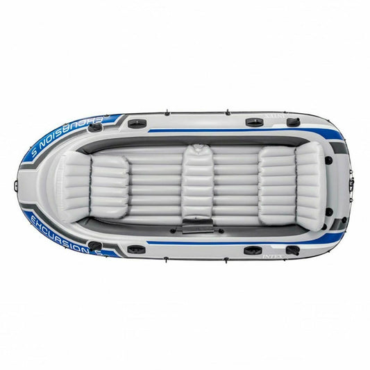 Intex Excursion 5 Set inflatable boat - 366 x 168 x 43 cm - 4 parts - Multicolor