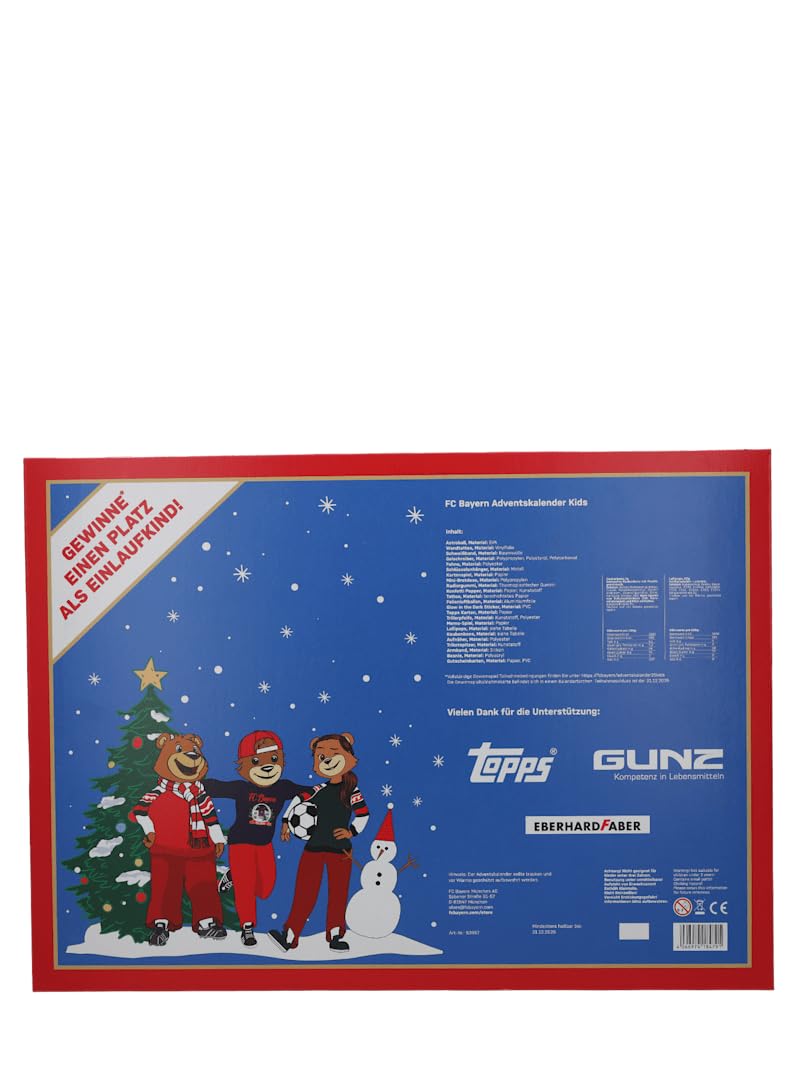 FC Bayern Munich Advent Calendar Christmas 2025 | Kids