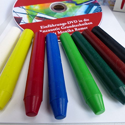 Fine Art Encaustic Atelier - large gift set, lots of accessories, 45-minute painting tutorial on DVD.