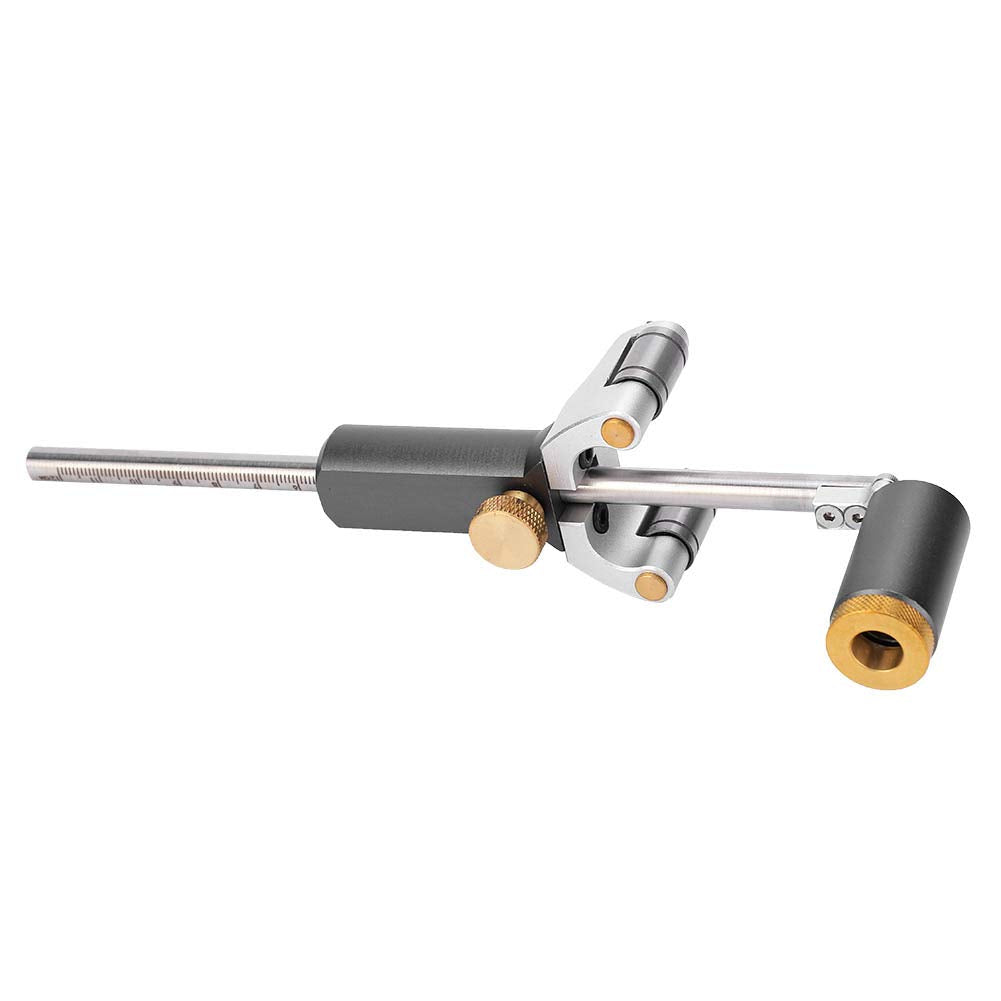 Oumefar Linear Arc Scriber Tool Dual-Purpose Marking Tool Woodworking 0-13 mm Marking Tool for Wood and Ceramic