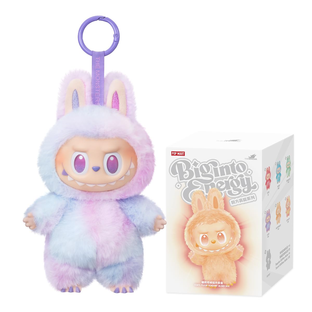 POP MART The Monsters Big into Energy Series - Vinyl Plush Pendant Anime Action Figures Collectible Art Toys Toy Figures Gift 1PC