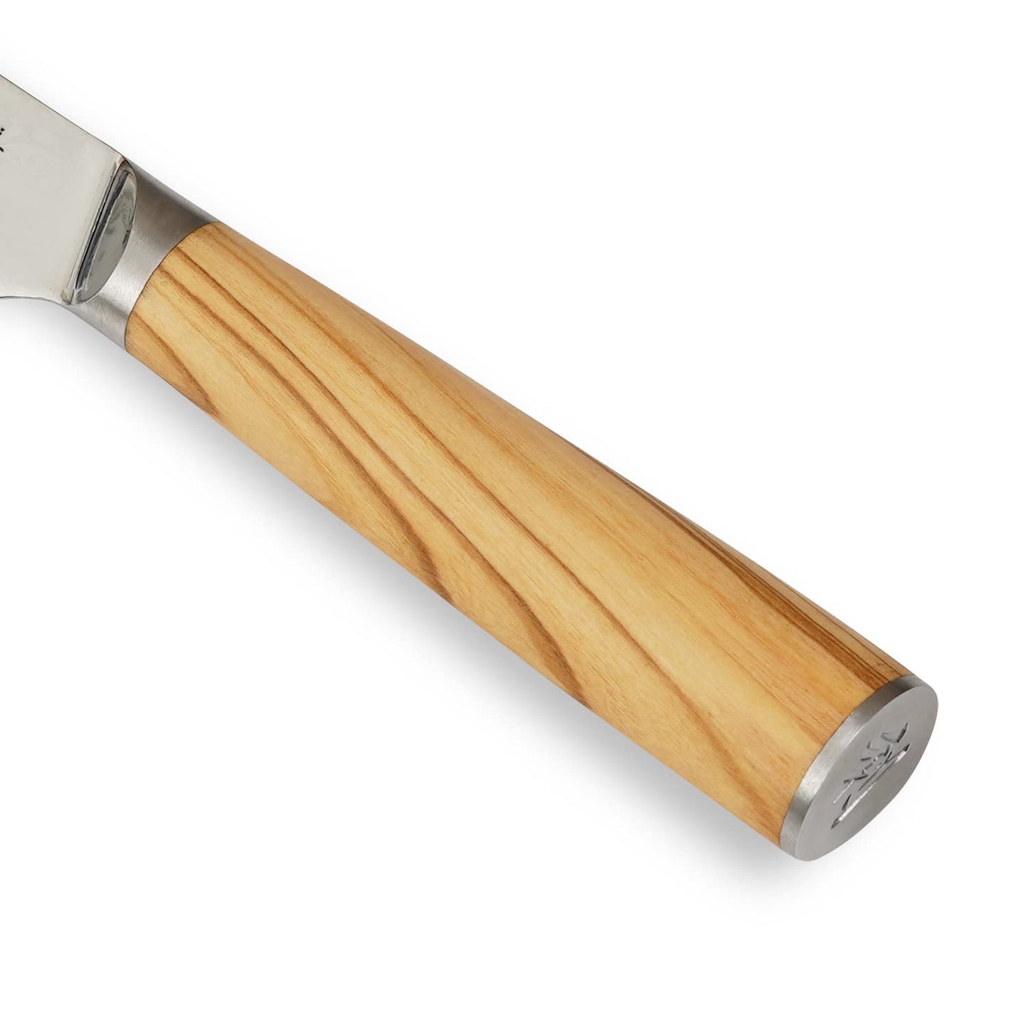 Wakoli Oribu fillet knife boning knife 14cm blade made of 67 layers of Damascus steel with AUS-10 core, olive wood handle, ergonomic, for meat and fish, professional kitchen knife gift box, sharp & durable.