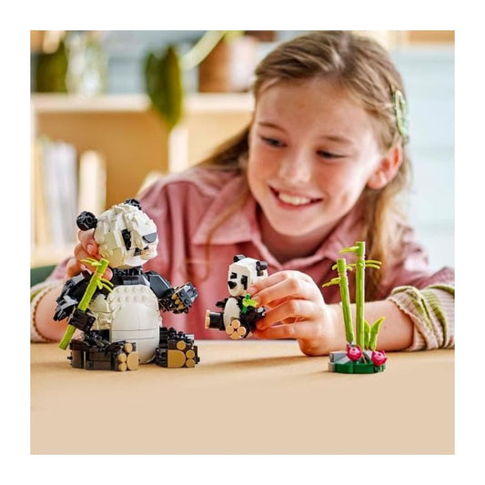 LEGO Creator 3in1 Wild Animals: Panda Family - animal figures transformable into penguins or killer whales - building toy - creative birthday gift for girls and boys aged 8 and up - 31165