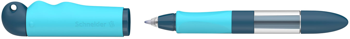 Schneider 188733 Base Senso Rollerball (for beginner writers, for both right and left-handed users) blue-turquoise