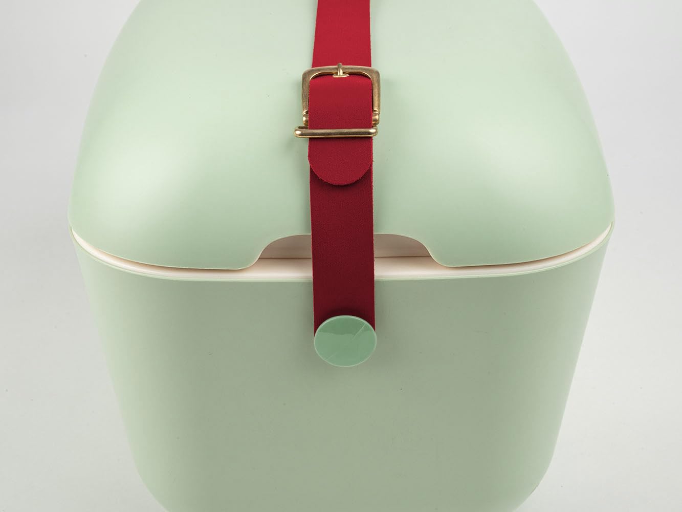 Kreher® Cooler Box Passive Cooler Vintage Design with Polystyrene (Airpop) Thermal Insulation (Christmas Green, 20 L)