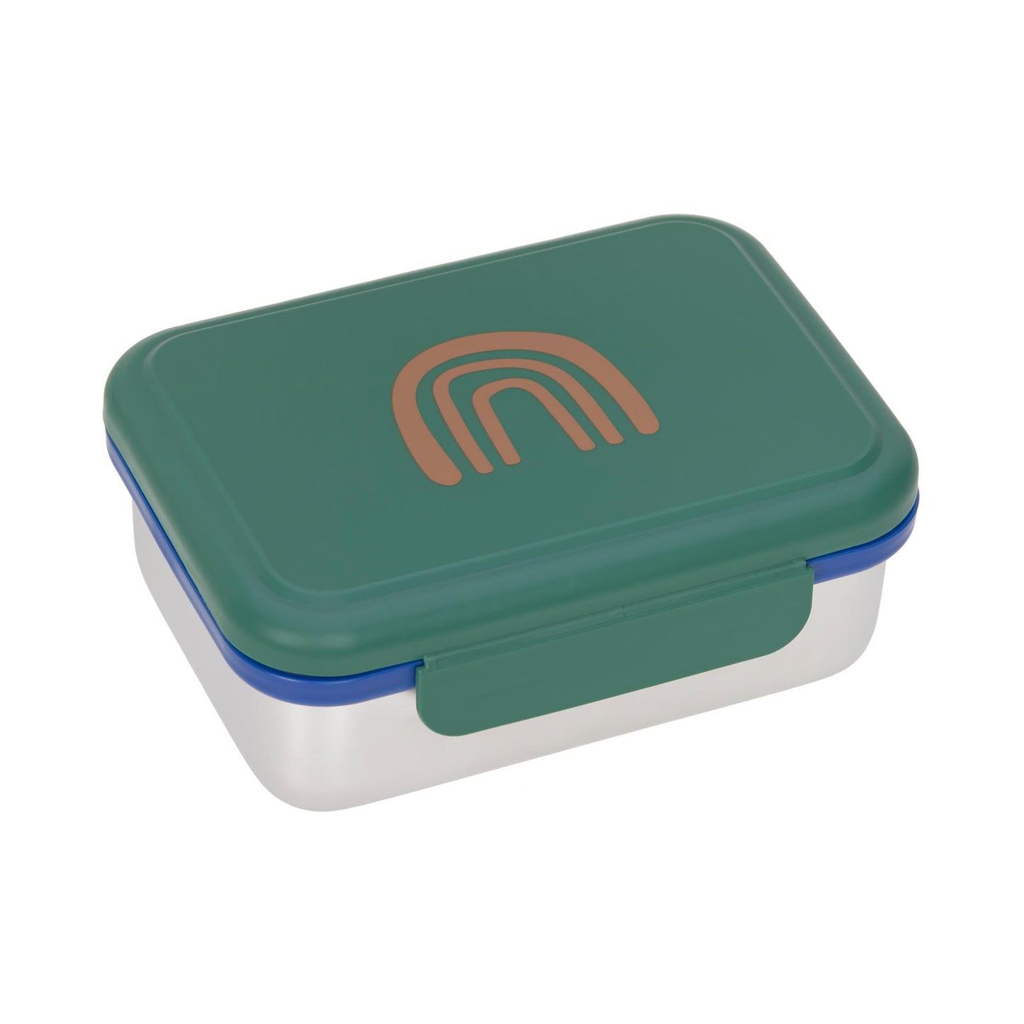 CASUAL Kids Stainless Steel Lunchbox Sustainable Eco-Friendly Preschool School Lunch Box Stainless Steel Little Gang Rainbow Green