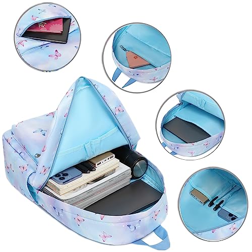 Jumpopack school backpack set girls backpack set Teenage girl backpack Teenage girl rucksack butterfly