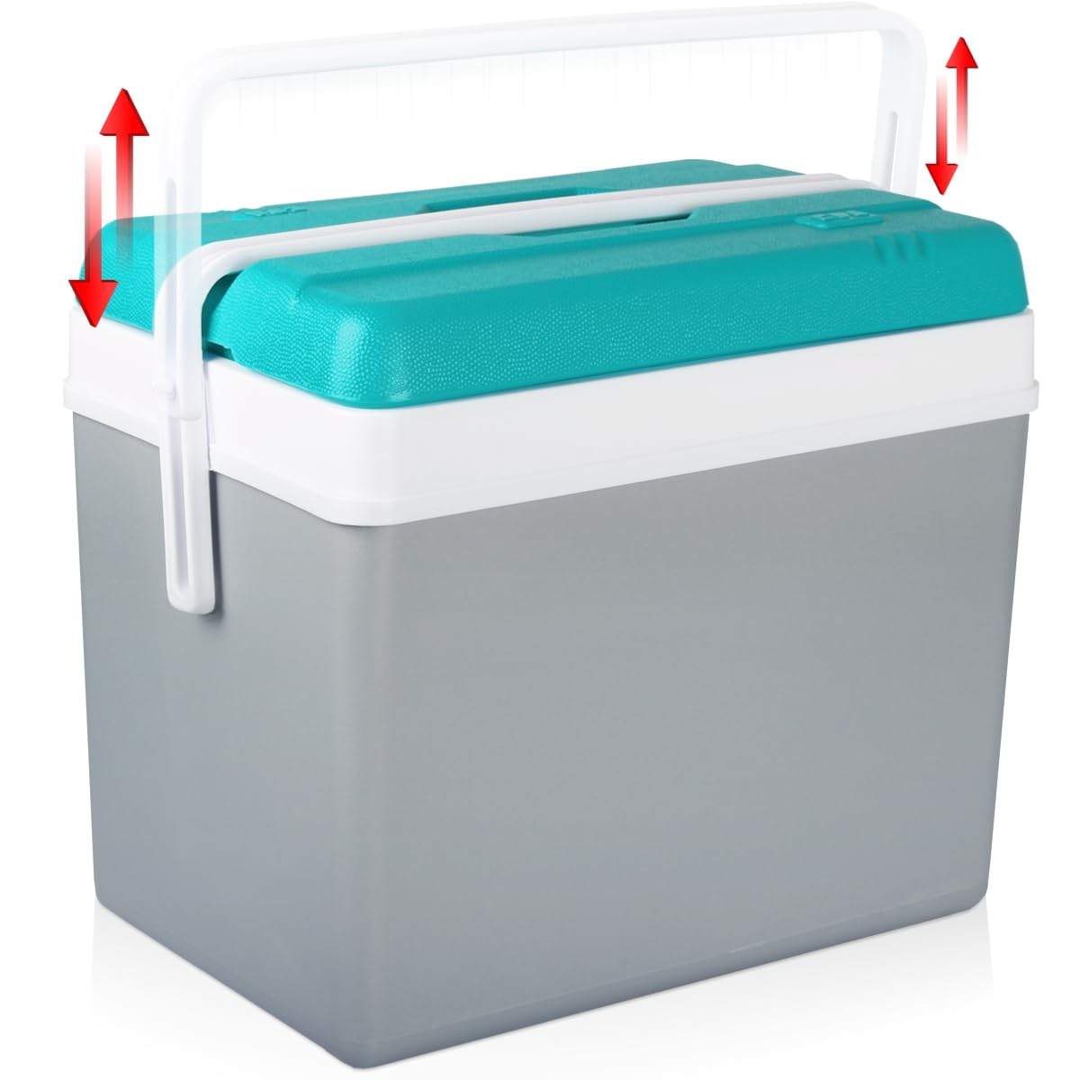 Cooler box 35L insulated box cooler bag camping thermobox isolation bag gray (cooler box 35L)