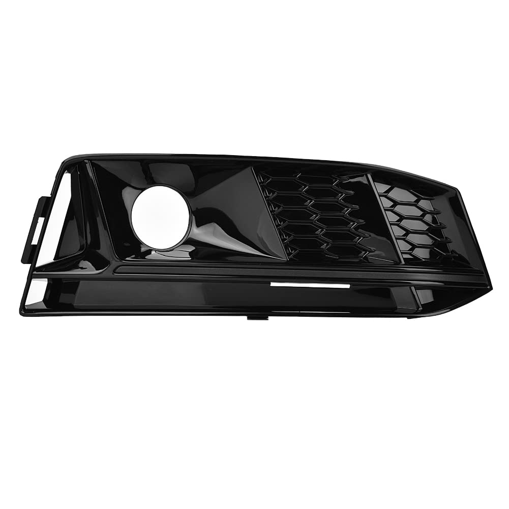 Front fog light grille, pair for honeycomb front fog light grille in S4 style with ACC for A4 B9 S-Line 17-18.