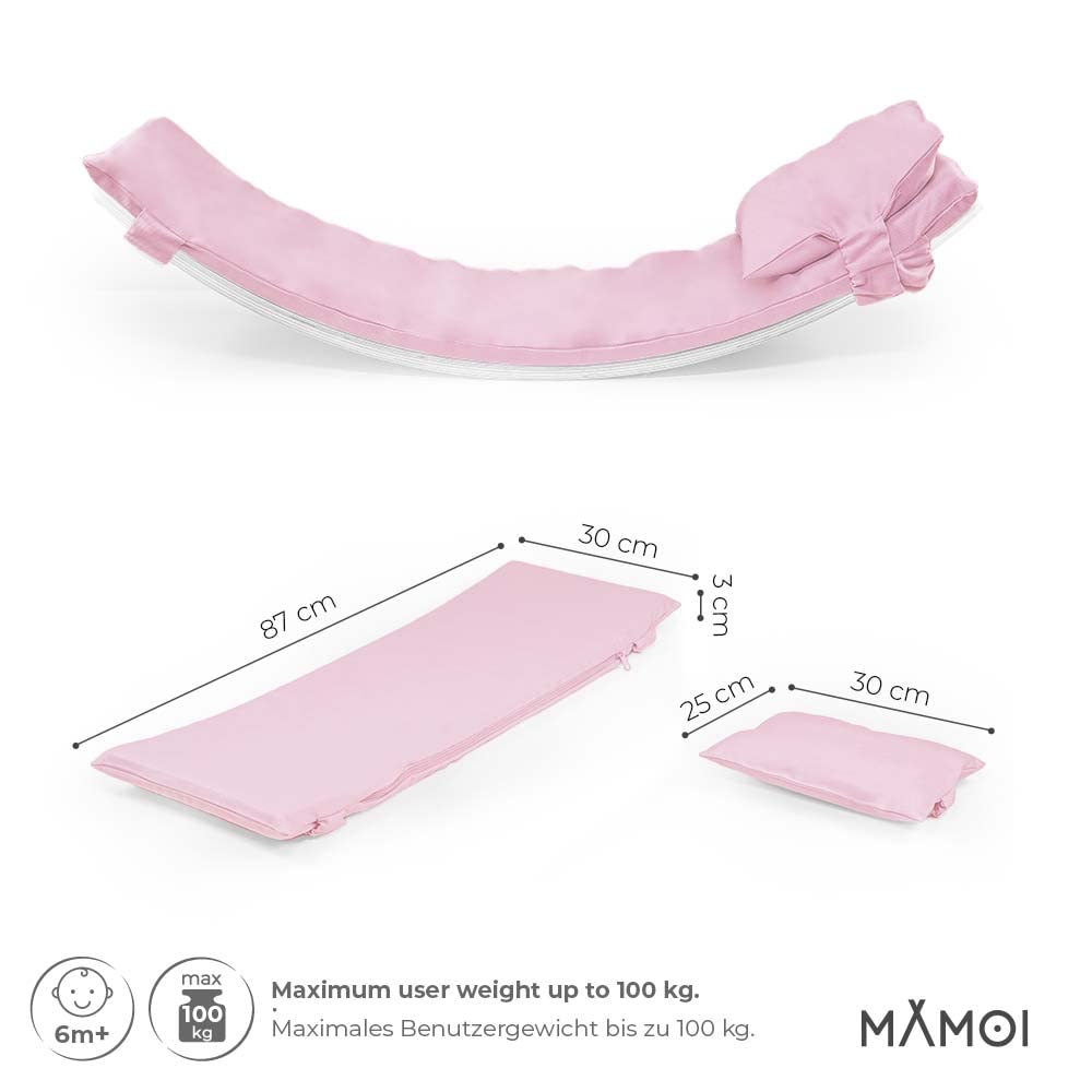 MAMOI® Balance Board Mat for Kids, Cushion for Balance Board Rocker, Balance and Stability Trainer, Soft Mat for Indoor Balance Board, Mat from Age 1