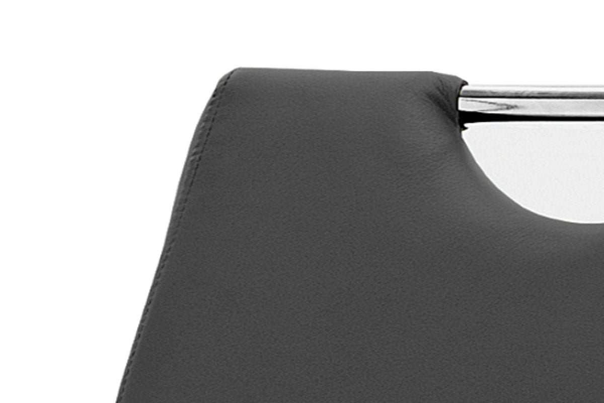 Robas Lund, chair, dining chair, swing chair Cologne, set of 2, black, 57 x 43 x 100 cm.